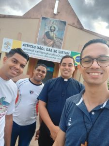 Chegada na Paróquia São João Batista